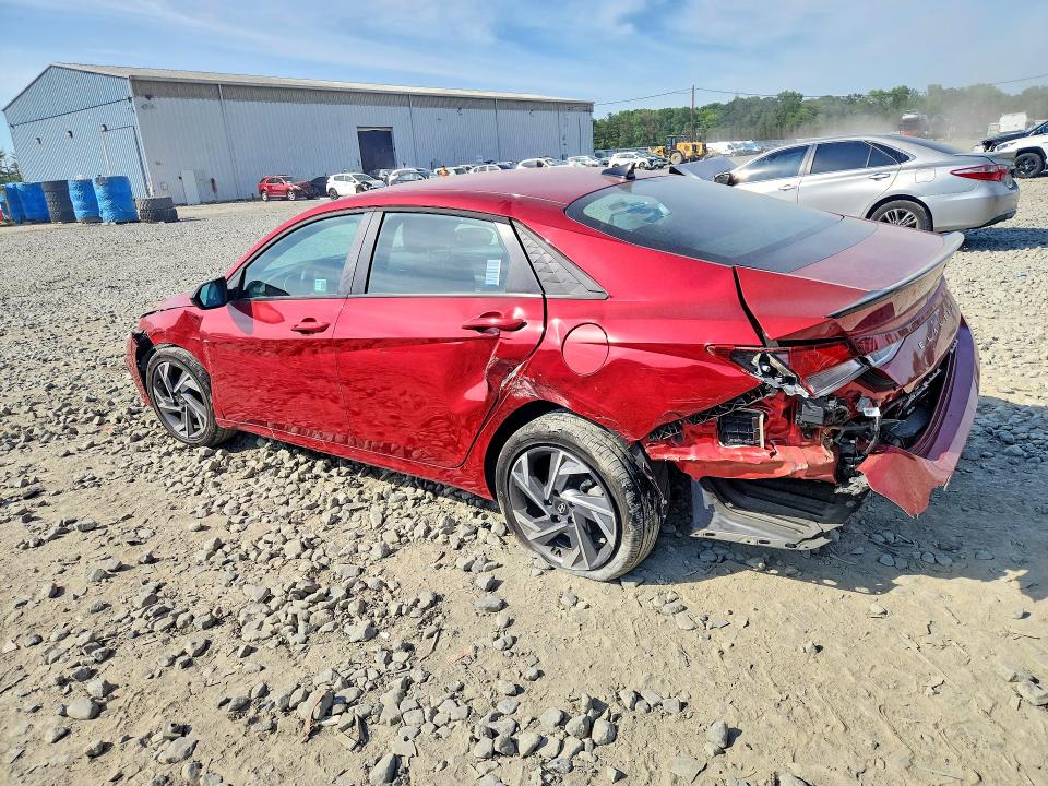 2025 Hyundai Elantra VIN KMHLM4DG0SU066278 COPART salvage auction — FRONT END, Nj - Cert Of Title-Salvage, sold $350 on 2026-07-27 (photo 2)