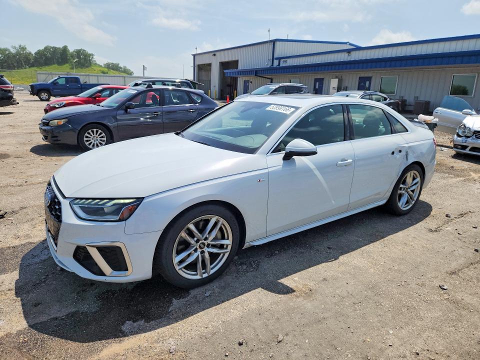 2022 Audi A4 VIN WAUEAAF49NN008527 COPART salvage auction — SIDE, Wi - Cert Of Title-Salvage Vehicle, sold $250 on 2026-07-28 (photo 1)