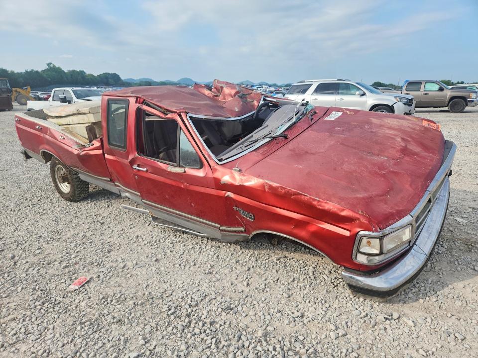 1997 Ford F250 VIN 1FTHX26F1VEA80490 COPART salvage auction — ALL OVER, Tn - Salvage Certificate, sold $1,300 on 2026-07-02 (photo 4)