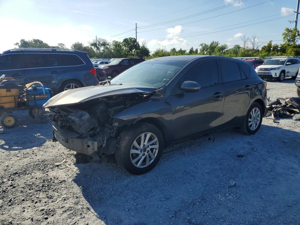 2013 Mazda VIN JM1BL1L72D1724853 COPART salvage auction — FRONT END, Fl - Cert Of Title Slvg Rebuildable, sold $10 on 2026-07-10 (photo 1)