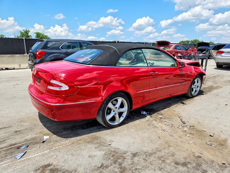 2005 Mercedes-benz Clk-class VIN WDBTK65G15T053889 COPART salvage auction — FRONT END, Fl - Cert Of Title Slvg Rebuildable, sold $375 on 2026-07-30 (photo 3)