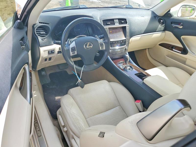 2013 Lexus Is VIN JTHFE2C22D2509679 COPART salvage auction — FRONT END, Ms - Cert Of Title-Salvaged, sold $3,050 on 2026-07-17 (photo 8)