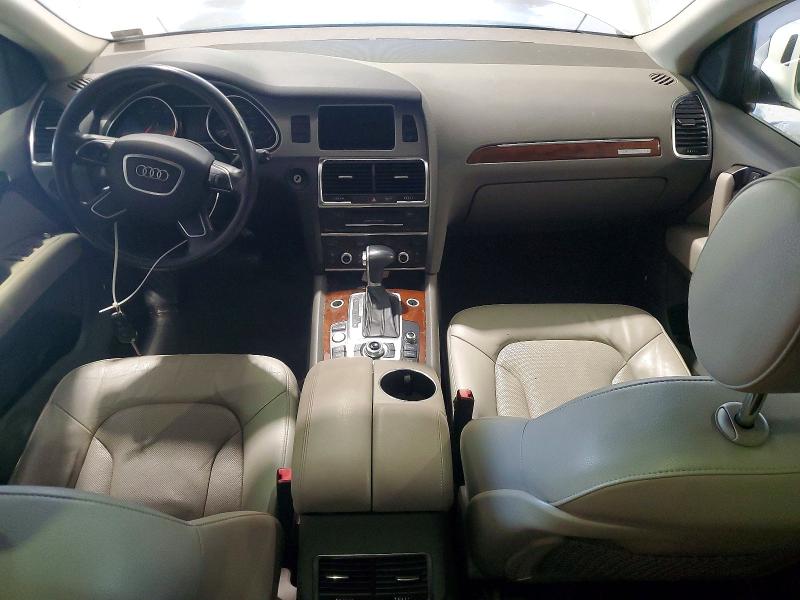 2013 Audi Q7 VIN WA1VMAFE2DD009097 COPART salvage auction — BURN, Pa - Non Public Clean Title, sold $600 on 2026-07-29 (photo 8)