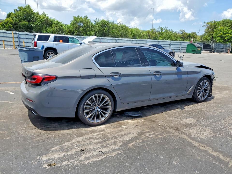 2021 BMW 5er VIN WBA53BH01MCF19947 COPART salvage auction — FRONT END, Fl - Certificate Of Destruction, sold $4,650 on 2026-07-22 (photo 3)