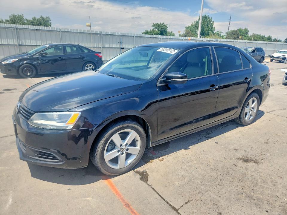 2012 Volkswagen Jetta VIN 3VWLL7AJ9CM423355 COPART salvage auction — FRONT END, CO - PUBLIC - SALVAGE TITLE, sold $2,050 on 2026-08-03 (photo 1)