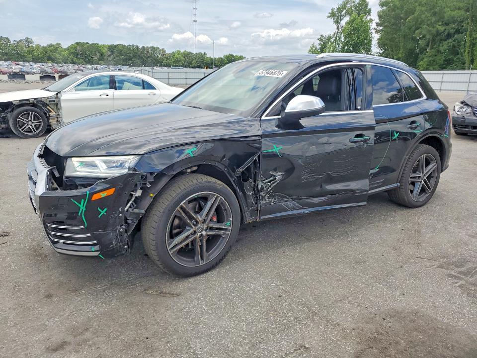 2020 Audi Sq5 VIN WA1B4AFYXL2021814 COPART salvage auction — SIDE, Nc - Salvage Certificate Of Title, sold $8,000 on 2026-07-21 (photo 1)