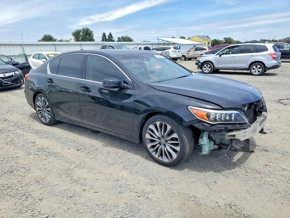 2014 Acura RLX VIN JH4KC1F36EC004808 COPART salvage auction — FRONT END, Ca - Salvage Certificate, sold $800 on 2026-07-07 (photo 4)