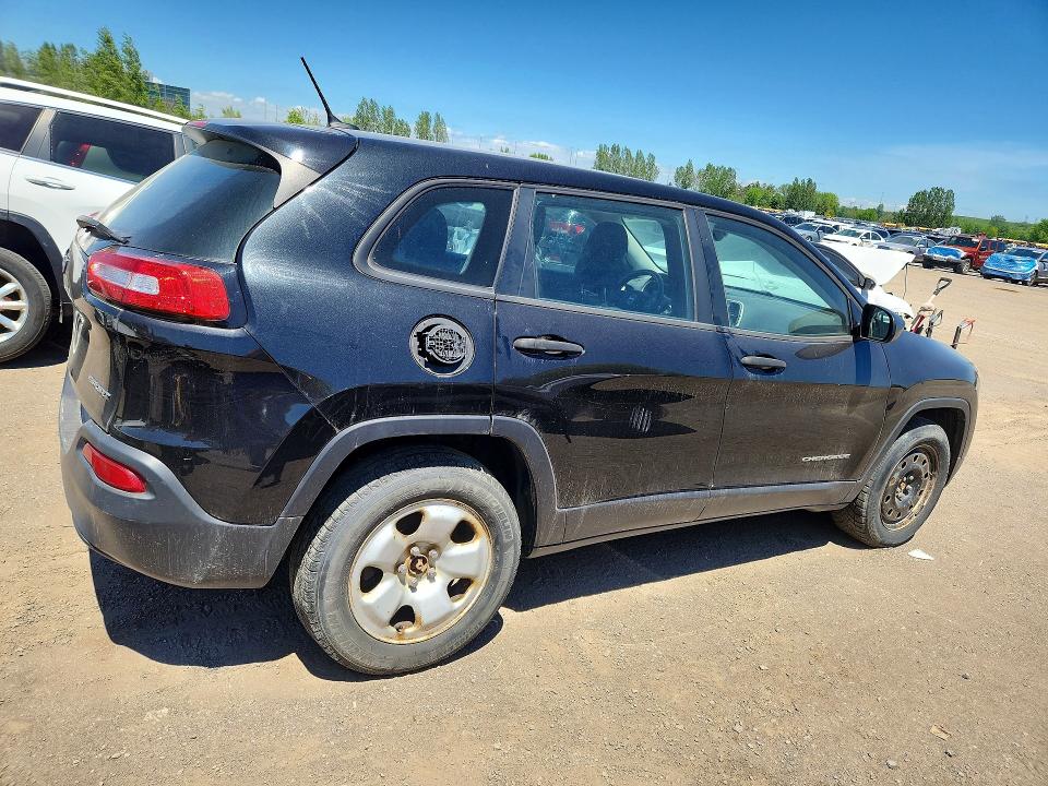 2014 Jeep VIN 1C4PJMAB4EW284739 COPART salvage auction — MINOR DENT/SCRATCHES, On - Permit No Brand - Unfit, sold $400 on 2026-07-03 (photo 3)
