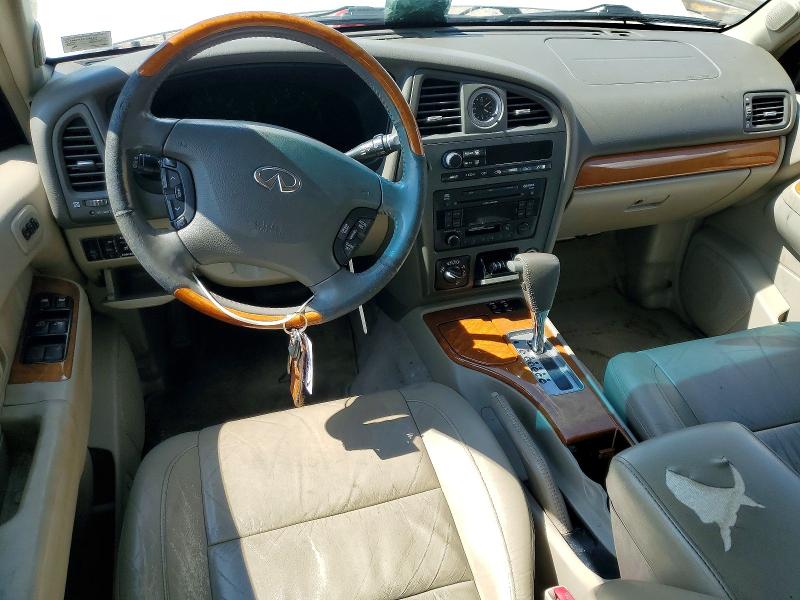 2003 Infiniti Qx4 VIN JNRDR09Y63W302636 COPART salvage auction — FRONT END, Va - Cert Of Title - Salvage, sold $225 on 2026-07-13 (photo 8)