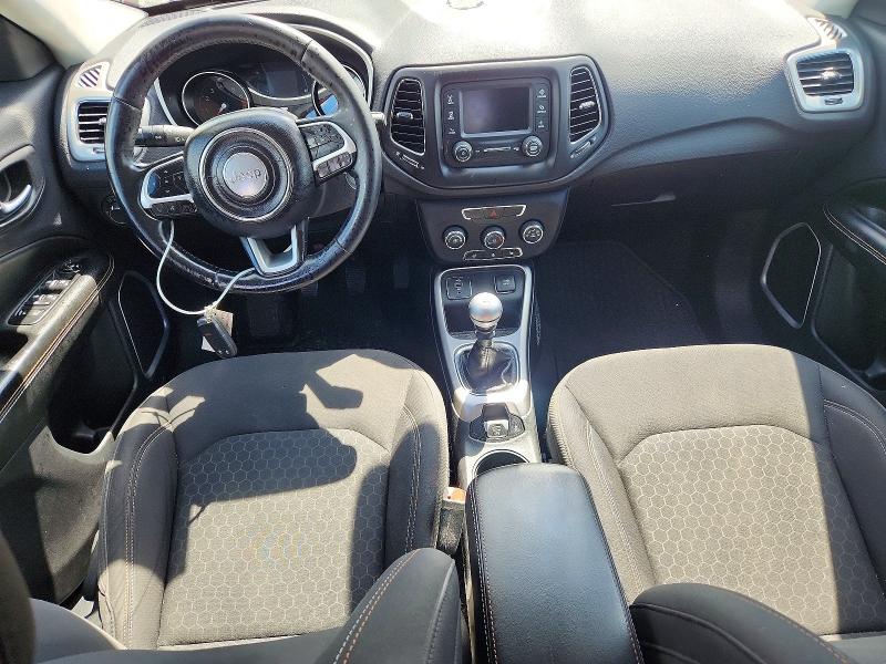 2017 Jeep Compass VIN 3C4NJCAB1HT669350 COPART salvage auction — FRONT END, Oh - Certificate Of Title, sold $125 on 2026-07-09 (photo 8)