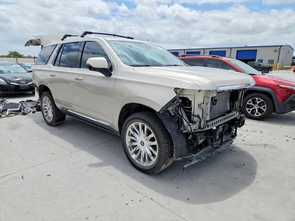 2024 Cadillac Escalade VIN 1GYS4BKLXRR139118 COPART salvage auction — FRONT END, TX - SALVAGE VEHICLE TITLE, sold $11,700 on 2026-07-28 (photo 4)