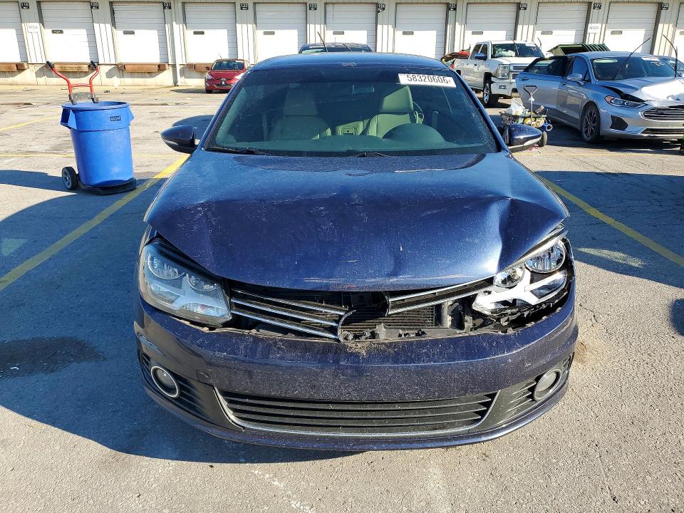 2012 Volkswagen Eos VIN WVWBW7AH7CV005384 COPART salvage auction — FRONT END, Ky - Cert Of Title-Salvage, sold $775 on 2026-07-09 (photo 5)