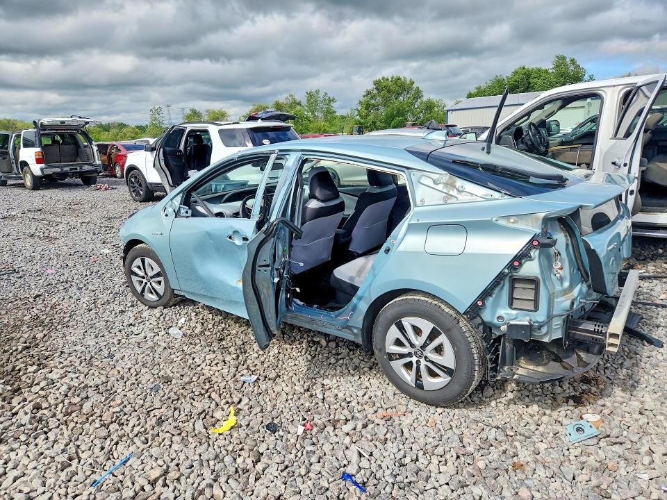 2018 Toyota Prius VIN JTDKBRFU1J3591540 COPART salvage auction — SIDE, Il - Salvage Certificate, sold $2,100 on 2026-07-27 (photo 2)