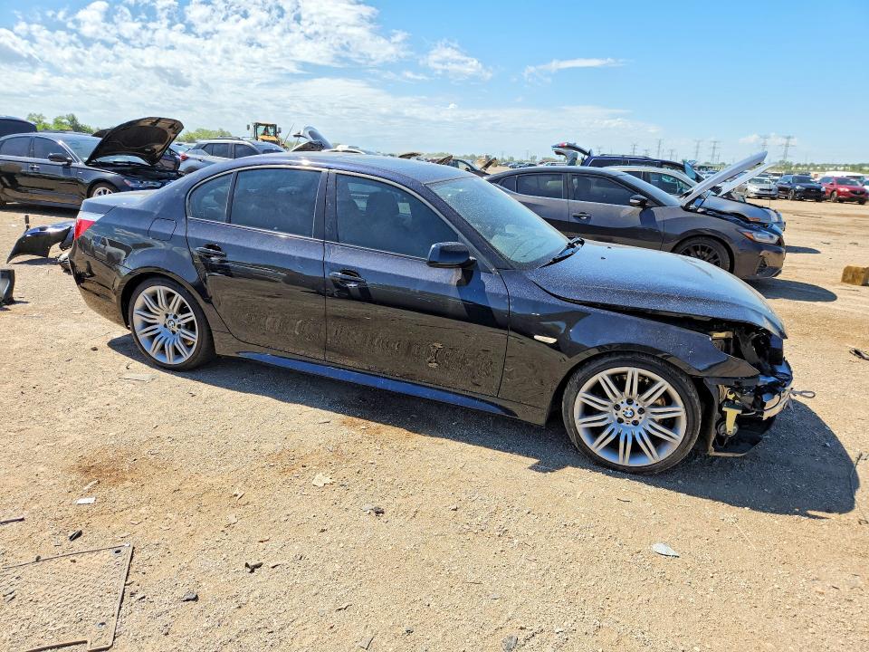 2008 BMW 5 series VIN WBANW53518CT51788 COPART salvage auction — FRONT END, IL - SALVAGE CERTIFICATE, sold $250 on 2026-07-21 (photo 4)