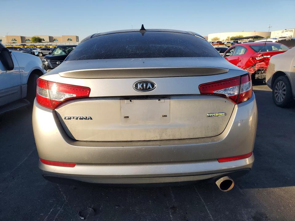 2011 Kia Optima hybrid VIN KNAGM4AD7B5000348 COPART salvage auction — FRONT END, Nv - Certificate Of Title, sold $525 on 2026-07-27 (photo 6)