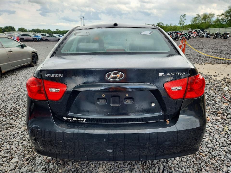 2008 Hyundai Elantra VIN KMHDU46D38U430340 COPART salvage auction — FRONT END, Il - Salvage Certificate, sold $175 on 2026-07-27 (photo 6)