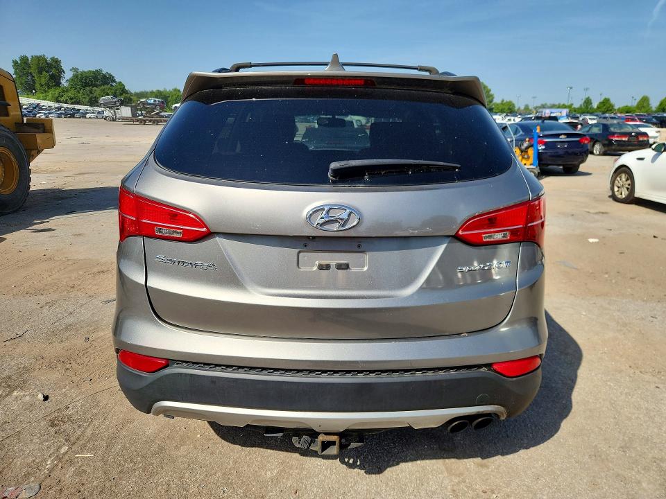 2013 Hyundai Santa fe VIN 5XYZU3LAXDG012657 COPART salvage auction — FRONT END, Mo - Certificate Of Title, sold $1,450 on 2026-07-31 (photo 6)