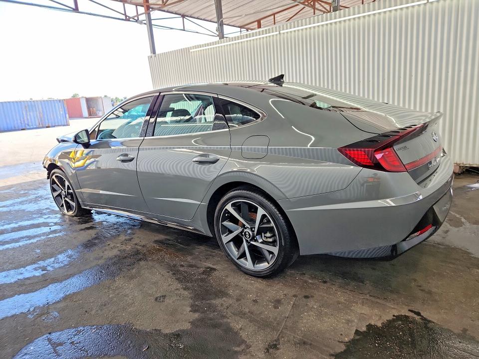 2023 Hyundai Sonata VIN KMHL44J2XPA288277 COPART salvage auction — FRONT END, Fl - Certificate Of Title, sold $650 on 2026-07-07 (photo 2)
