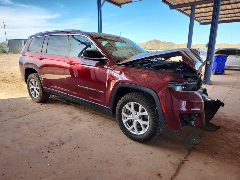 2023 Jeep Cherokee VIN 1C4RJKBG2P8753826 COPART salvage auction — FRONT END, Az - Cert Of Title - Salvage, sold $4,350 on 2026-07-30 (photo 4)