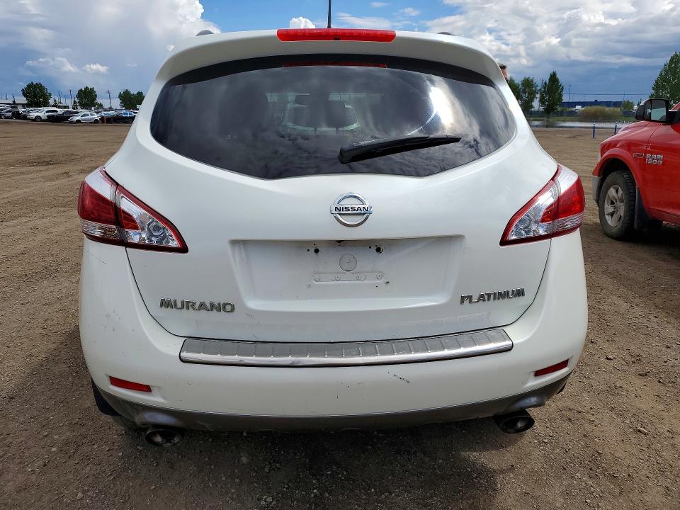 2014 Nissan Murano VIN JN8AZ1MW7EW505363 COPART salvage auction — HAIL, Ab - Bos - Active, sold $1,350 on 2026-07-03 (photo 6)