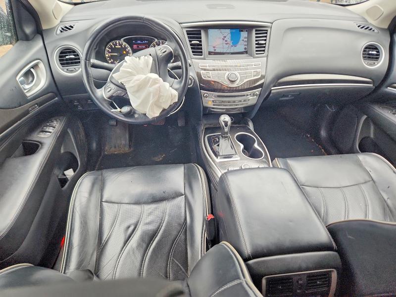 2017 Infiniti Qx60 VIN 5N1DL0MMXHC555131 COPART salvage auction — FRONT END, IL - SALVAGE CERTIFICATE, sold $2,200 on 2026-07-30 (photo 8)