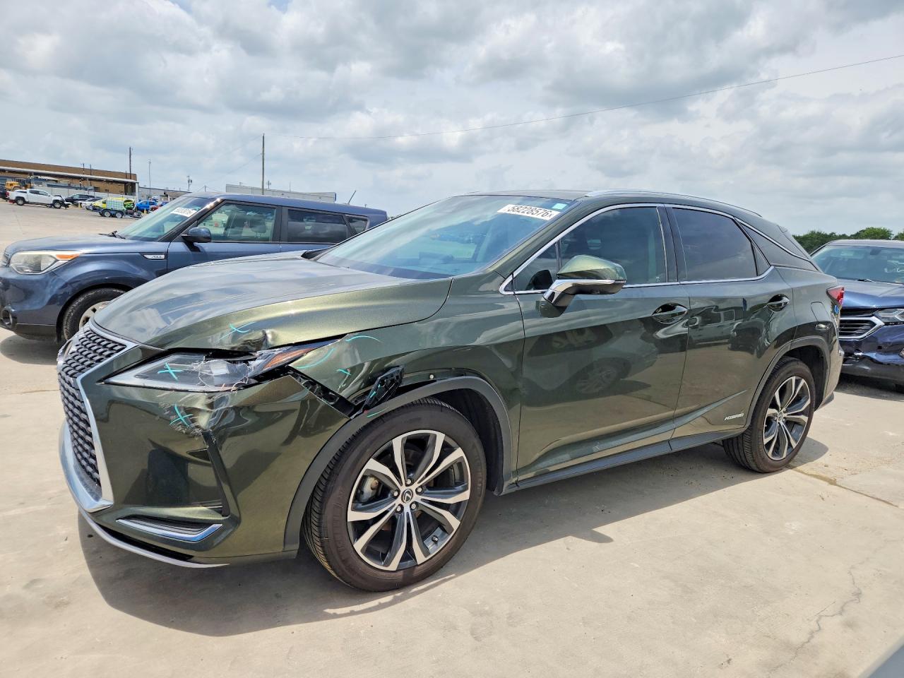 2020 Lexus RX 450h VIN 2T2HGMDA9LC048594 — COPART salvage auction photo