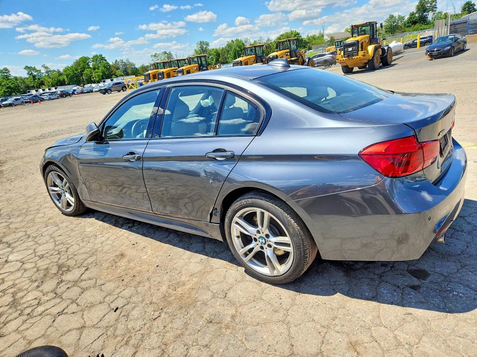 2016 BMW 3er VIN WBA8B7G57GNT95490 COPART salvage auction — FRONT END, Pa - Certificate Of Salvage, sold $2,100 on 2026-07-24 (photo 2)