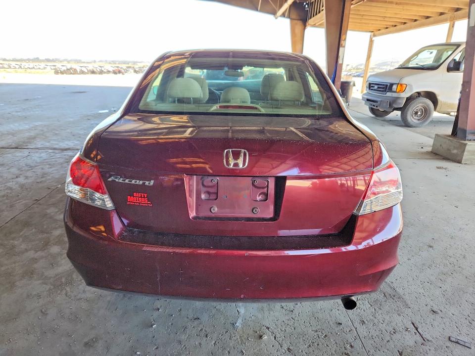 2010 Honda Accord VIN 1HGCP2F38AA042628 COPART salvage auction — FRONT END, CA - SALVAGE CERTIFICATE, sold $575 on 2026-07-09 (photo 6)