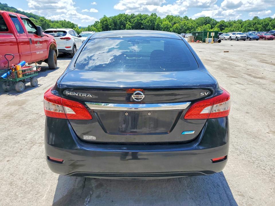 2013 Nissan Sentra VIN 3N1AB7AP5DL720764 COPART salvage auction — FRONT END, PA - CERTIFICATE OF SALVAGE, sold $375 on 2026-07-02 (photo 6)