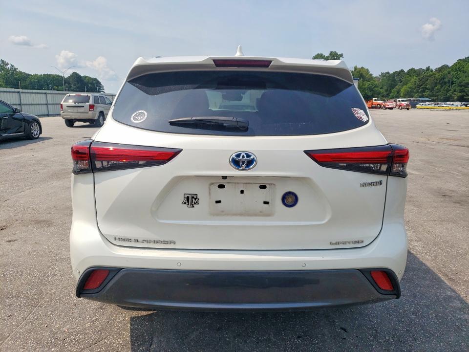 2021 Toyota Highlander VIN 5TDYARAH0MS005467 COPART salvage auction — FRONT END, Nc - Salvage Certificate Of Title, sold $3,100 on 2026-07-28 (photo 6)