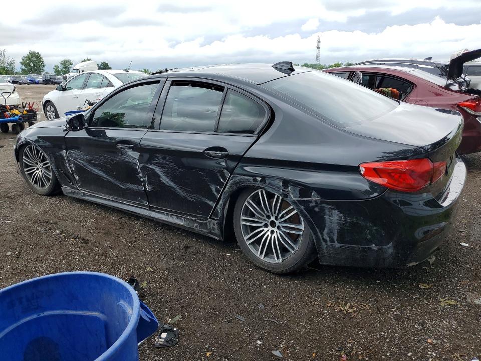 2017 BMW 5 series VIN WBAJA7C33HG905977 COPART salvage auction — SIDE, ON - PERMIT NO BRAND - UNFIT, sold $3,050 on 2026-07-23 (photo 2)
