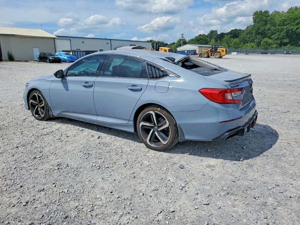 2021 Honda Accord VIN 1HGCV1F40MA073658 COPART salvage auction — ROOF, TN - SALVAGE CERTIFICATE, sold $7,600 on 2026-07-28 (photo 2)