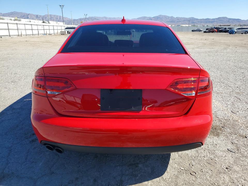 2012 Audi A4 VIN WAUBFAFL6CN004329 COPART salvage auction — FRONT END, Nv - Salvage Title, sold $125 on 2026-07-28 (photo 6)
