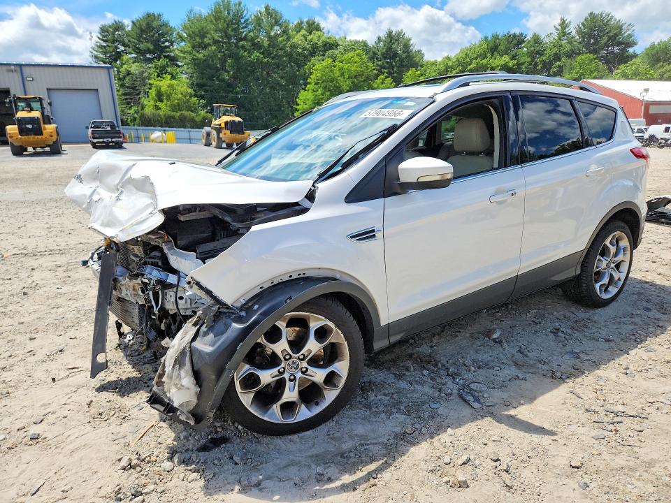 2015 Ford Escape VIN 1FMCU9J97FUA30127 COPART salvage auction — FRONT END, Ma - Cert Of Title-Reconstrctd Coll, sold $400 on 2026-07-02 (photo 1)
