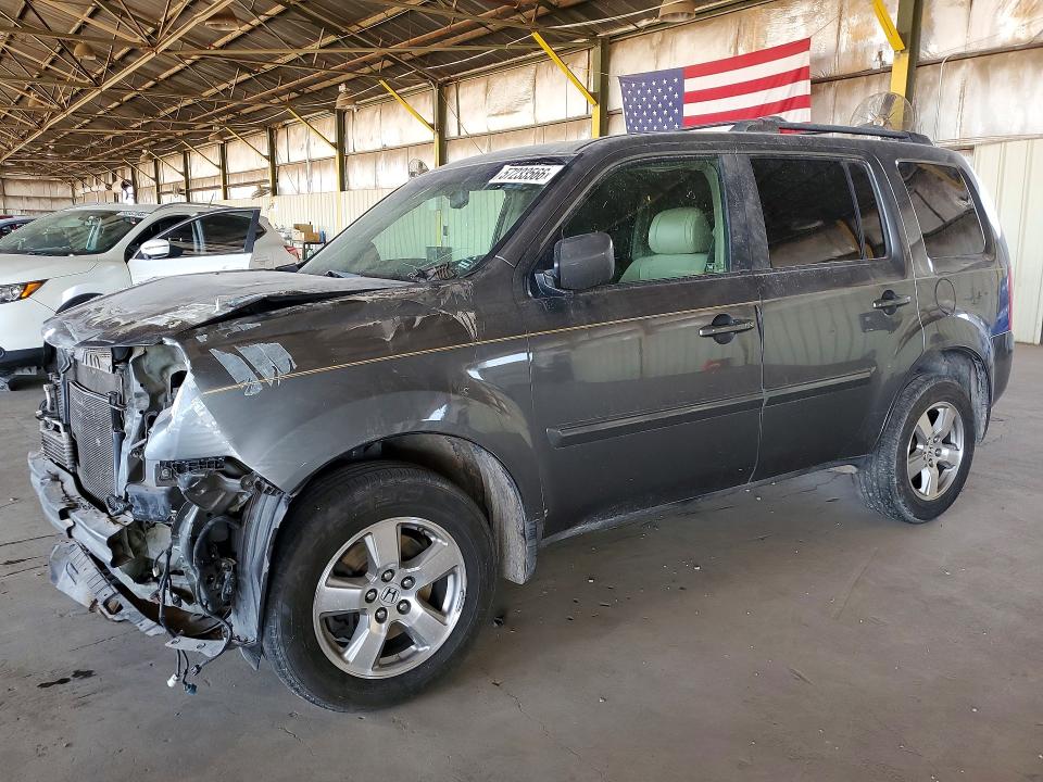2009 Honda Pilot VIN 5FNYF48519B021270 COPART salvage auction — FRONT END, AZ - CERT OF TITLE - SALVAGE, sold $300 on 2026-07-28 (photo 1)