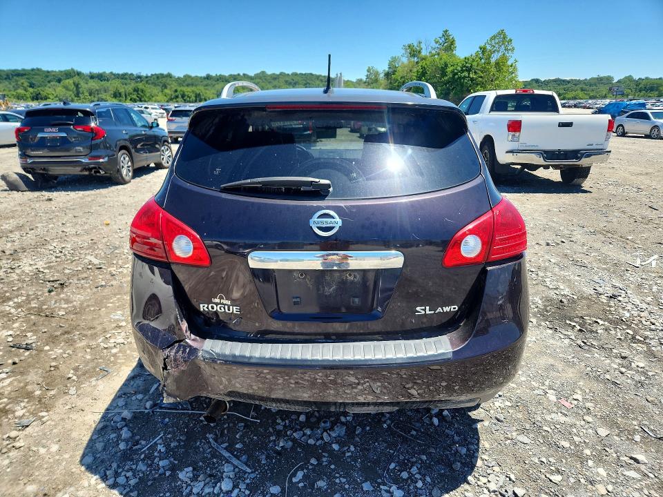 2013 Nissan Rogue VIN JN8AS5MV7DW110021 COPART salvage auction — REAR END, Il - Salvage Certificate, sold $950 on 2026-07-22 (photo 6)