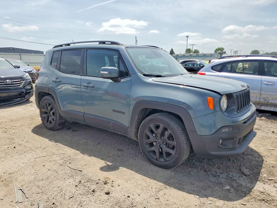 2017 Jeep Renegade VIN ZACCJABB5HPG26552 COPART salvage auction — FRONT END, In - Cert Of Title-Salvage Title, sold $575 on 2026-08-03 (photo 4)
