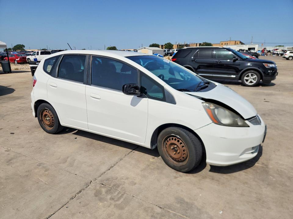 2012 Honda Fit VIN JHMGE8H37CC026920 COPART salvage auction — FRONT END, Tx - Salvage Vehicle Title, sold $300 on 2026-07-13 (photo 4)