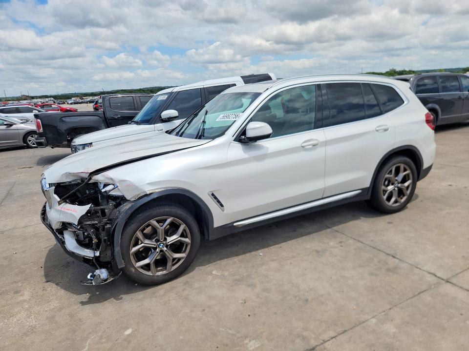 2021 BMW VIN 5UXTY5C06M9H70558 COPART salvage auction — REAR END, Tx - Salvage Vehicle Title, sold $10,400 on 2026-07-20 (photo 1)