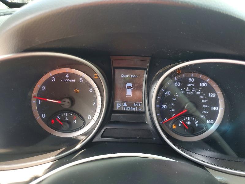 2013 Hyundai Santa fe VIN KM8SMDHF8DU011870 COPART salvage auction — REAR END, Oh - Certificate Of Title, sold $2,050 on 2026-07-24 (photo 9)