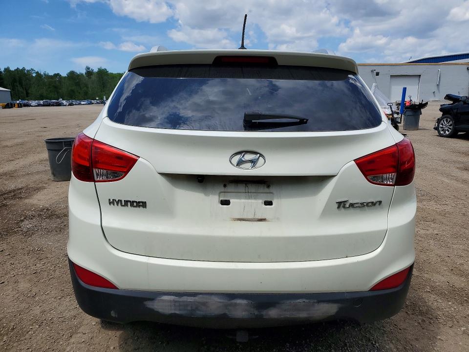 2010 Hyundai Tucson VIN KM8JU3AC0AU113410 COPART salvage auction — FRONT END, ON - PERMIT SALVAGE, sold $1,650 on 2026-07-14 (photo 6)