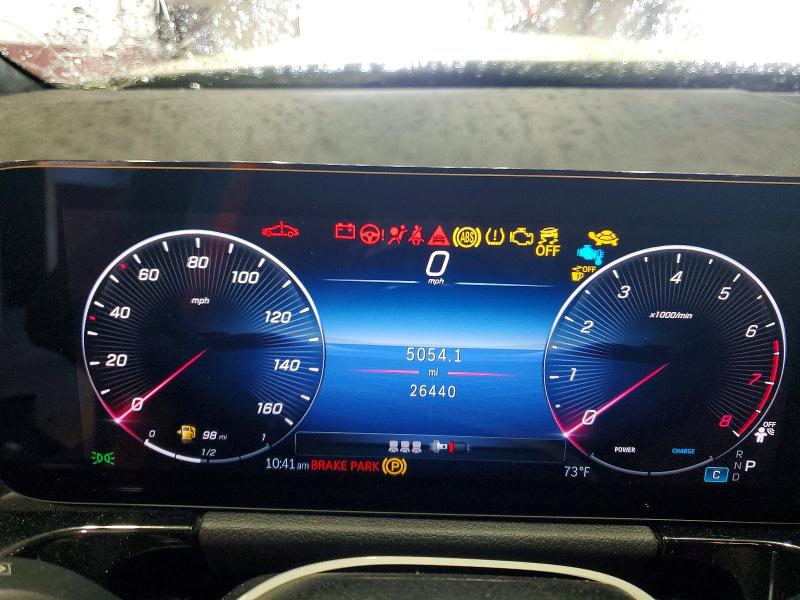 2025 Mercedes-benz Gla-class VIN W1N4N4GB9SJ732893 COPART salvage auction — FRONT END, VA - NON-REPAIRABLE CERTIFICATE, sold $8,100 on 2026-07-20 (photo 9)