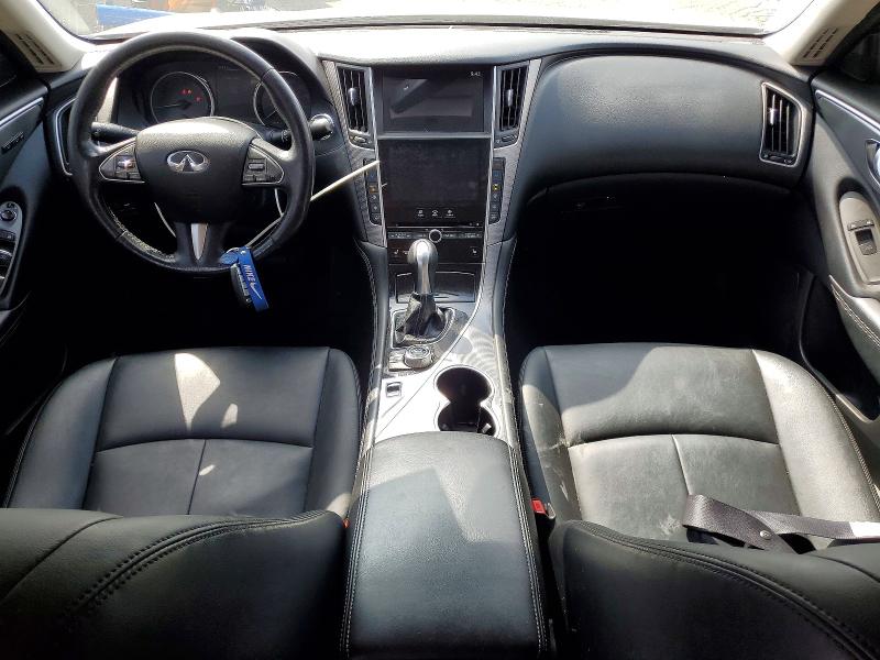 2016 Infiniti Q50 VIN JN1CV7AP0GM202054 COPART salvage auction — REAR END, Ca - Salvage Certificate, sold $2,650 on 2026-07-16 (photo 8)