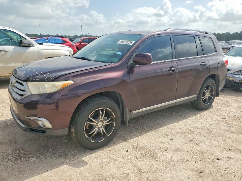 2012 Toyota VIN 5TDZK3EH2CS059523 COPART salvage auction — FRONT END, Tx - Salvage Vehicle Title, sold $3,900 on 2026-07-24 (photo 1)
