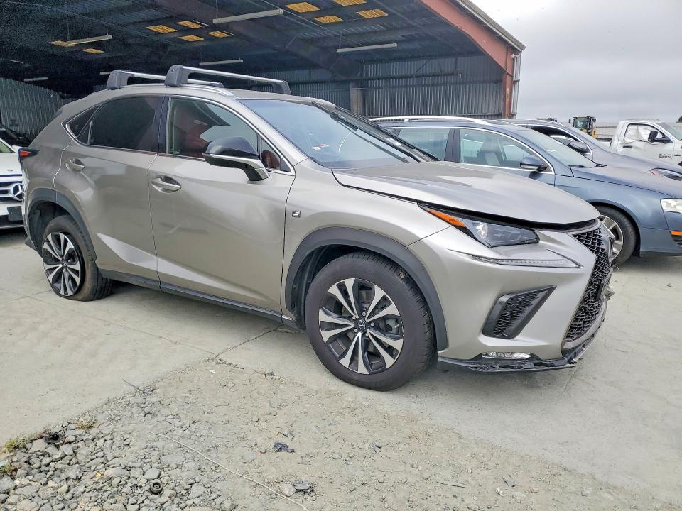 2019 Lexus Nx 300 VIN JTJBARBZ9K2187281 COPART salvage auction — FRONT END, Ca - Salvage Certificate, sold $6,600 on 2026-07-09 (photo 4)