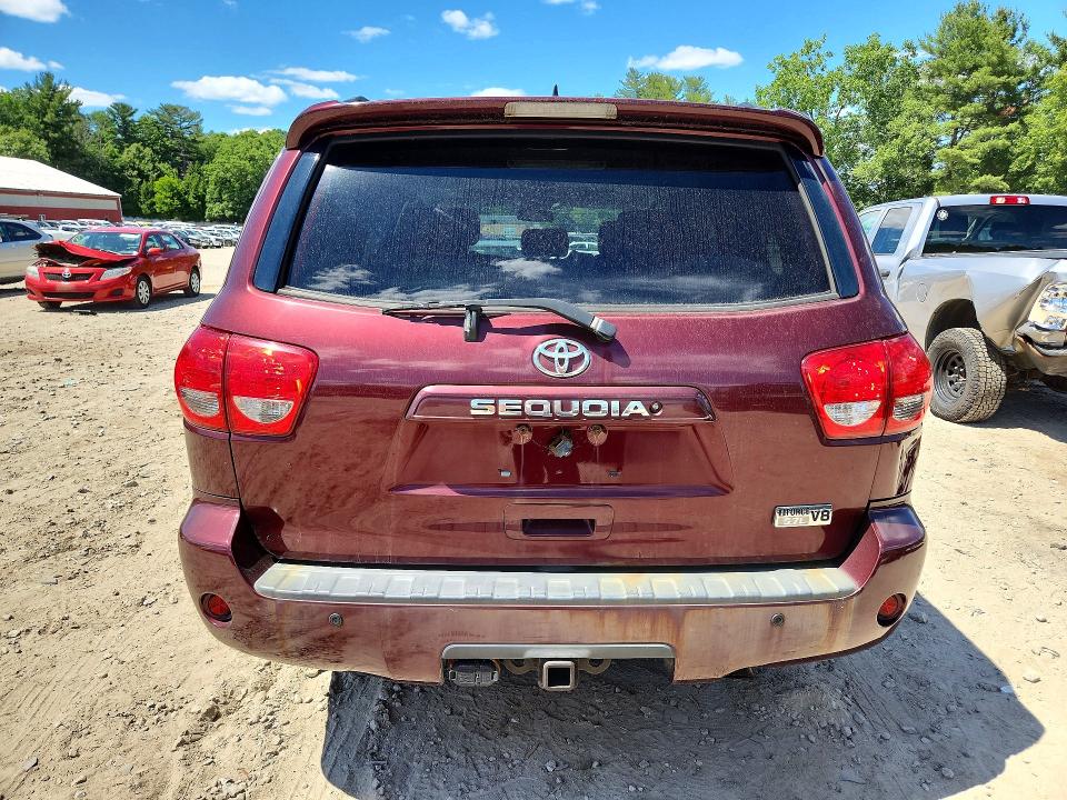 2011 Toyota Sequoia VIN 5TDBY5G1XBS050269 COPART salvage auction — MINOR DENT/SCRATCHES, Nj - Certificate Of Title, sold $500 on 2026-07-27 (photo 6)