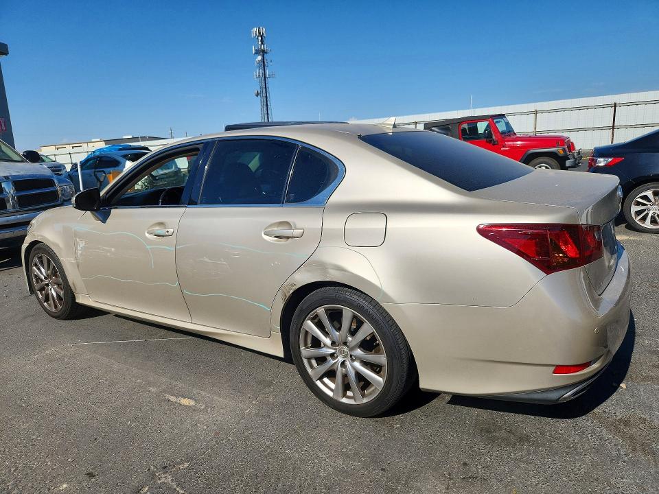 2013 Lexus Gs VIN JTHBE1BL1D5017078 COPART salvage auction — SIDE, Ca - Salvage Certificate, sold $2,450 on 2026-07-13 (photo 2)