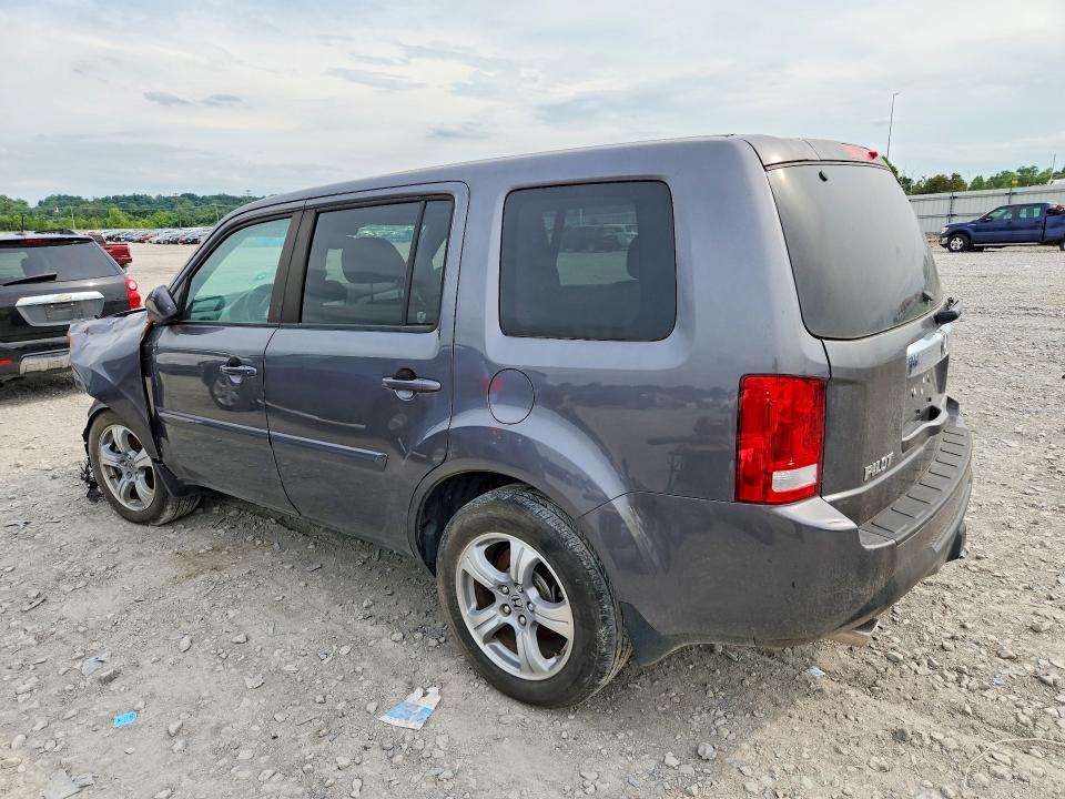 2014 Honda Pilot VIN 5FNYF4H5XEB055492 COPART salvage auction — FRONT END, Mo - Salvage Certificate Of Title, sold $4,750 on 2026-08-03 (photo 2)