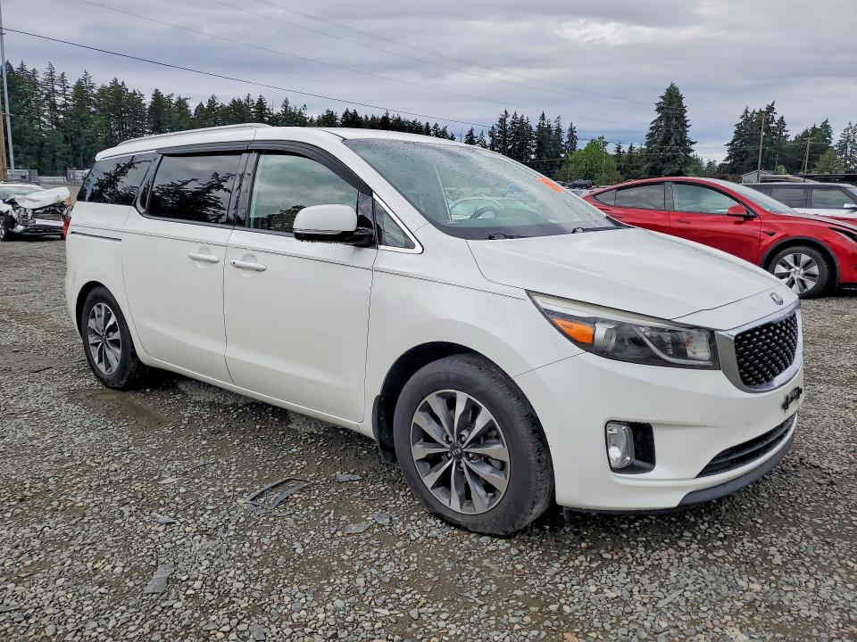 2015 Kia SEDONA VIN KNDMC5C17F6046571 COPART salvage auction — VANDALISM, WA - BILL OF SALE, sold $1,850 on 2026-07-24 (photo 4)