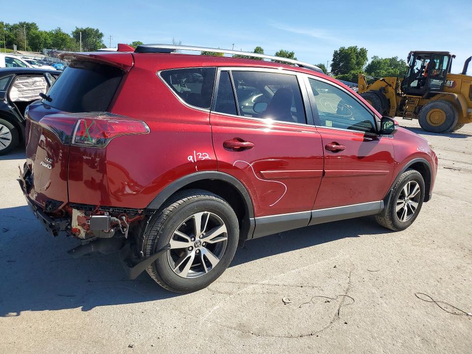 2018 Toyota Rav 4 VIN JTMRFREV3JD249790 COPART salvage auction — REAR END, Ky - Cert Of Title-Salvage, sold $2,850 on 2026-07-21 (photo 3)